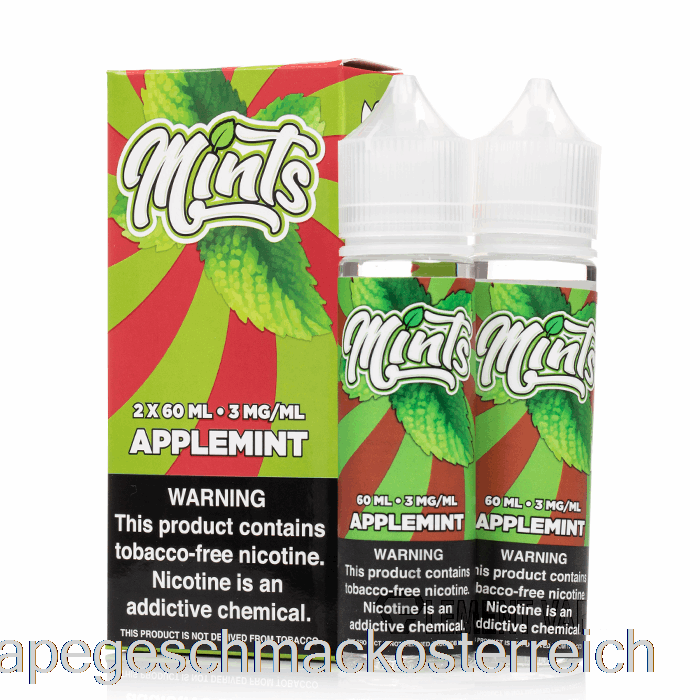 Apfelminze - Mints Vape Co - 120 Ml 3 Mg Vape-Geschmack